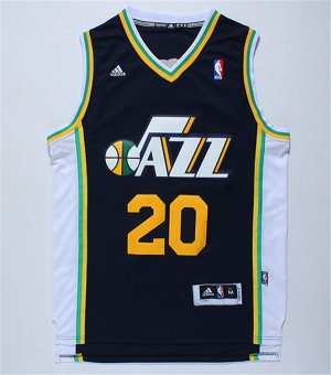Maillot De Basket Utah Jazz Gordon Hayward 20 Tissus Sportif Fans Edition Bleu
